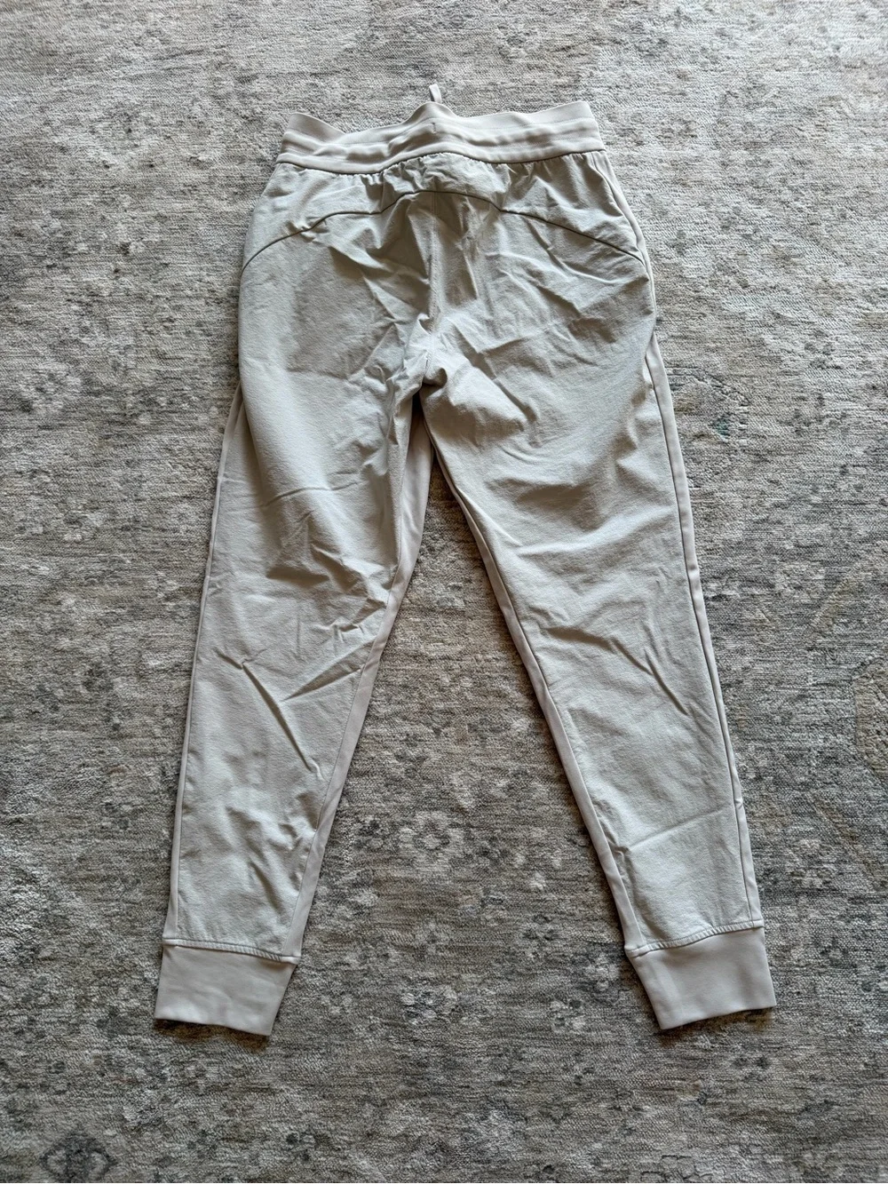 Athleta  Women’s Light Beige Jogger Pants - Casual Drawstring Tapered Fit